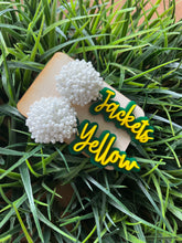 Load image into Gallery viewer, WHOLESALE: TEAM SPIRIT EARRINGS (SEED BEAD TOPPERS)