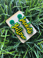Load image into Gallery viewer, WHOLESALE: TEAM SPIRIT EARRINGS (CIRCLE TOPPER)