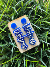 Load image into Gallery viewer, WHOLESALE: TEAM SPIRIT EARRINGS (CIRCLE TOPPER)