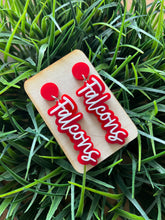 Load image into Gallery viewer, WHOLESALE: TEAM SPIRIT EARRINGS (CIRCLE TOPPER)