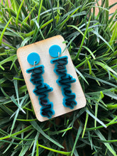 Load image into Gallery viewer, WHOLESALE: TEAM SPIRIT EARRINGS (CIRCLE TOPPER)
