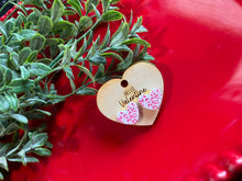 Load image into Gallery viewer, WHOLESALE: Leopard Heart Stud
