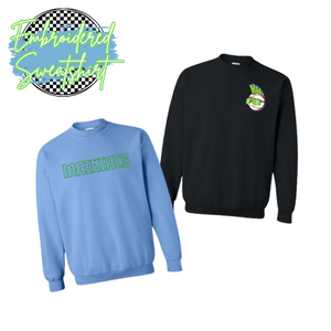 MAINIACS SPIRIT WEAR: EMBROIDERED SWEATSHIRT