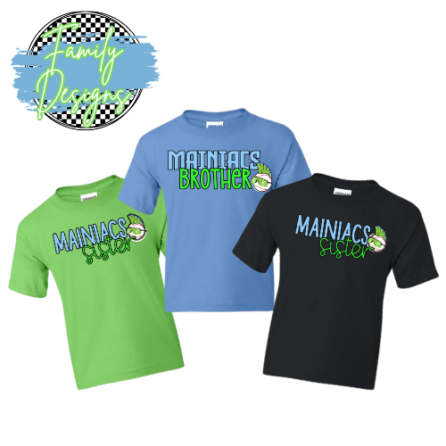 MAINIACS SPIRIT SHIRT - SIBLINGS TEE