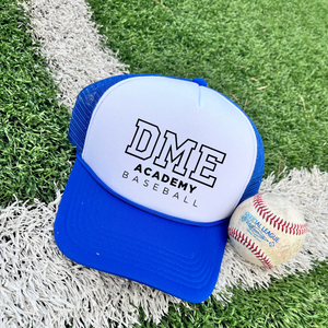 TRUCKER HAT - DME LOGO - ROYAL BLUE