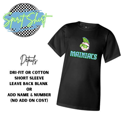 MAINIACS SPIRIT SHIRT: 