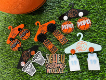 Load image into Gallery viewer, SC_Basketball Mom Hanger Earrings