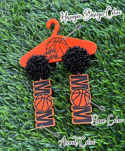 SC_Basketball Mama Ball Hanger Earrings