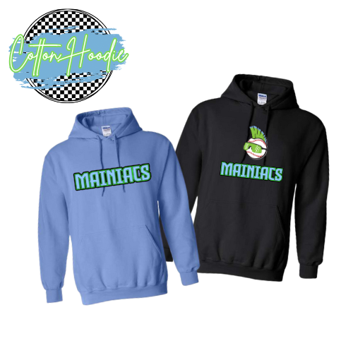 MAINIACS SPIRIT WEAR: HOODIE SWEATSHIRT