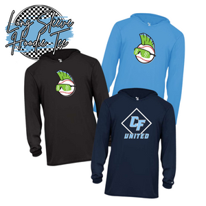 MAINIACS SPIRIT SHIRT: LONG SLEEVE HOODIE TEE