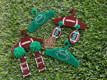 Load image into Gallery viewer, SC_Football Mama Ball Hanger Earrings