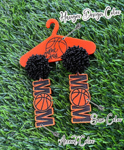 Load image into Gallery viewer, SC_Basketball Mom Hanger Earrings