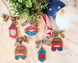 WHOLESALE: AMERICANA CAR CHARMS